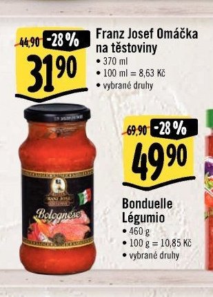 Franz Josef Omáčka na těstoviny