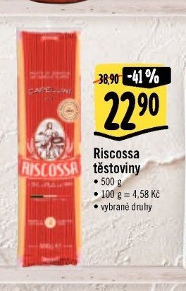 Riscossa těstoviny
