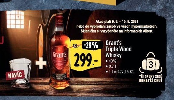 Grant's Triple Wood Whisky