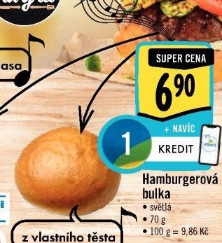 Bulka na hamburger