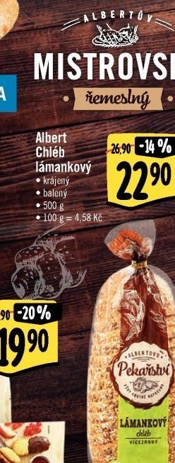 Chléb lámankový Albert