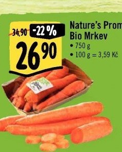 Mrkev bio Nature'