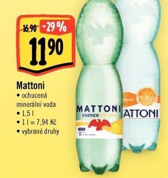 Ochucená voda Mattoni