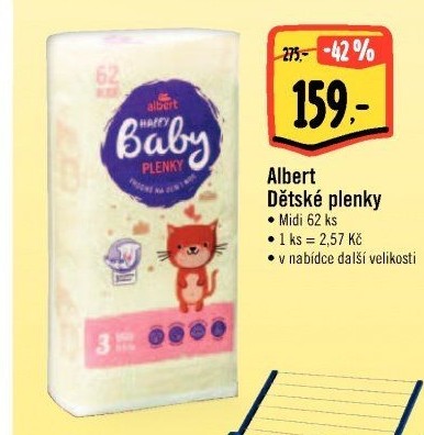 Pleny dětské Albert