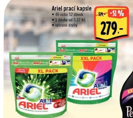 Prací kapsle Ariel