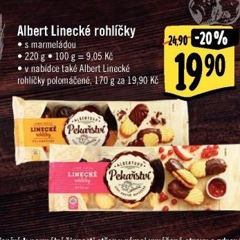 Rohlíčky linecké Albert