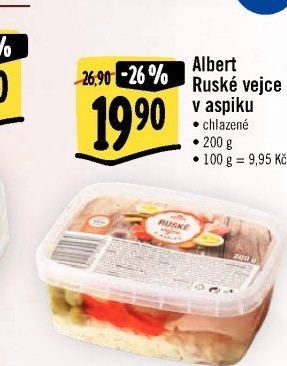Ruské vejce v aspiku Albert