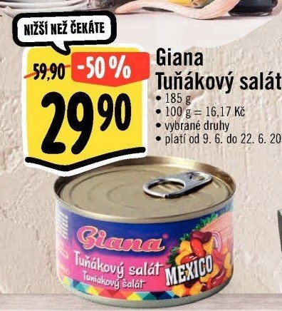 Salát s tuňákem Giana