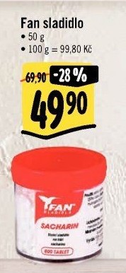 Sladidlo Fan