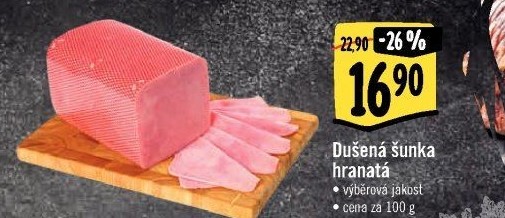 Šunka dušená hranatá výběrová