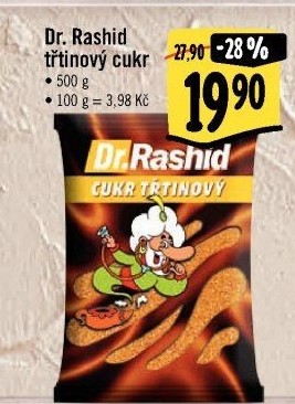 Třtinový cukr Dr. Rashid