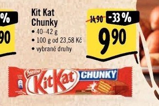 Tyčinka Chunky Kit Kat Nestlé