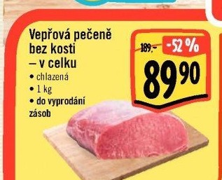 Vepřová pečeně bez kosti