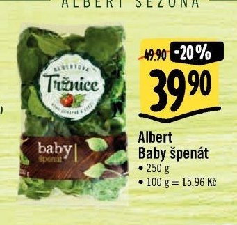 Albert Baby špenát