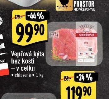 Vepřová kýta bez kosti
