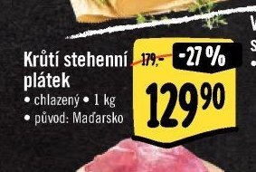 Krůtí stehenní plátek