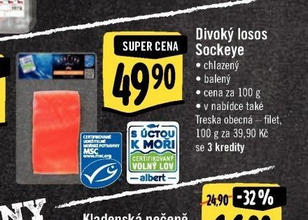 Divoký losos Sockeye