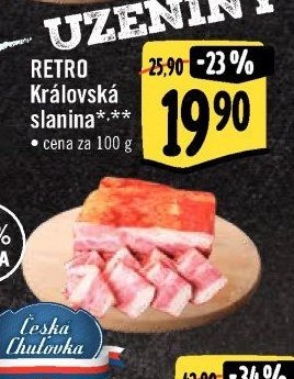 RETRO Královská slanina