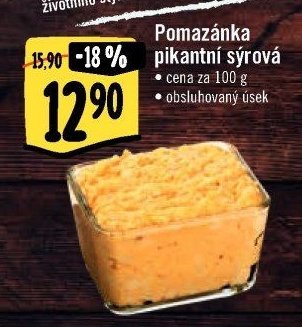 Pomazánka pikantní sýrová