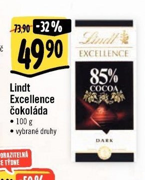 Lindt Excellence čokoláda