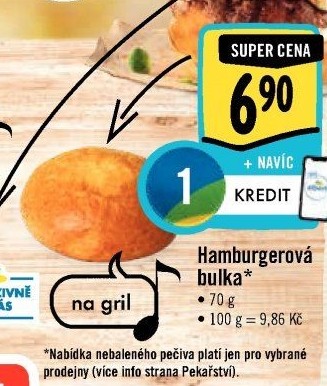 Bulka na hamburger