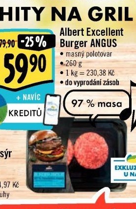 Burger Angus Albert Excellent
