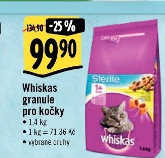 Granule pro kočky Whiskas