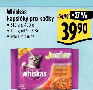 Kapsičky pro kočky Whiskas