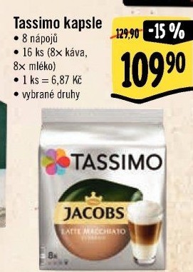Kapsle Tassimo Jacobs