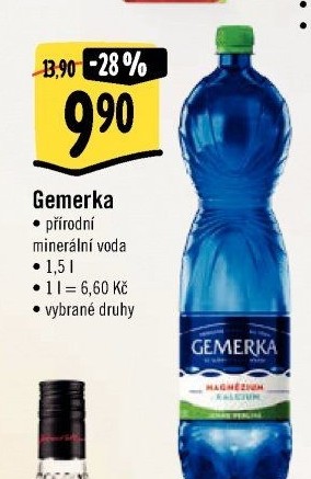 Minerální voda Gemerka