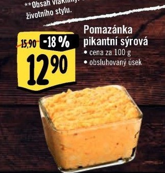 Pikantní sýrová pomazánka