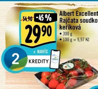 Rajčata keříková Albert Excellent