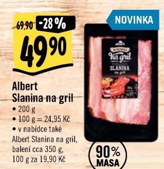 Slanina na gril Od řezníka na gril Albert