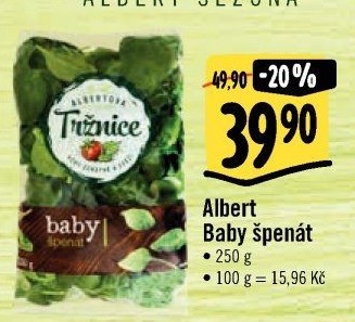 Špenát baby Albert