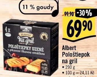 Sýr Pološtiepok na gril Delikatesy na gril Albert