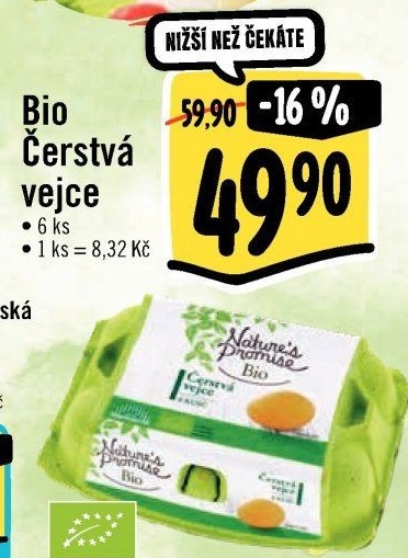 Vejce bio Nature'
