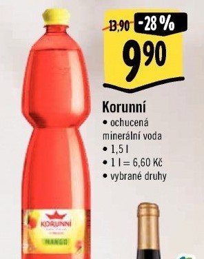 Voda ochucená Korunní