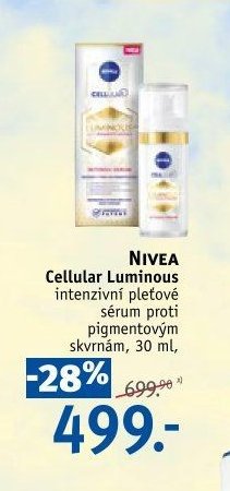 NIVEA Cellular Luminous intenzivní pleťové sérum