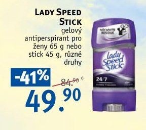 LADY SPEED STICK gelový antiperspirant