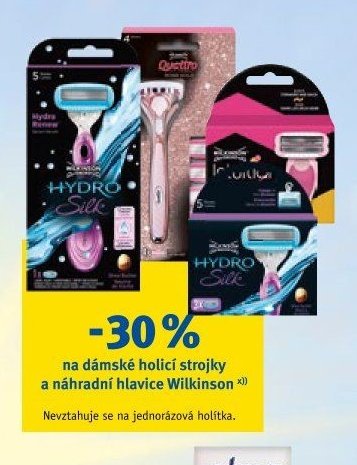 Wilkinson Hydro Silk holicí strojky a hlavice