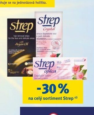 Strep depilační přípravky