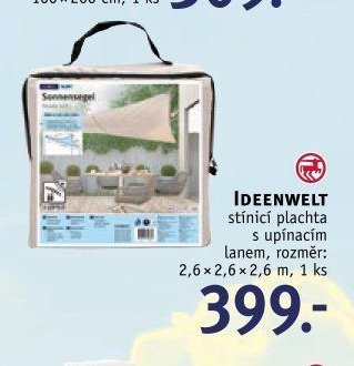 IDEENWELT stínící plachta