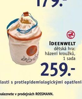 IDEENWELT dětská hra házení kroužků