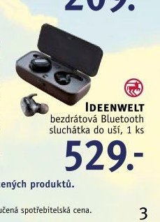IDEENWELT bezdrátová Bluetooth sluchátka