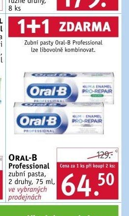 ORAL-B Professional zubní pasta, 75 ml