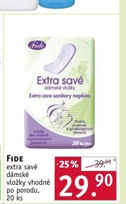 FIDE extra savé dámské vložky