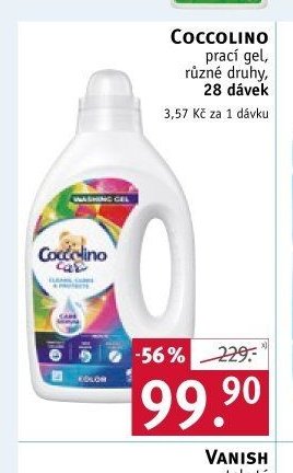 Coccolino prací gel