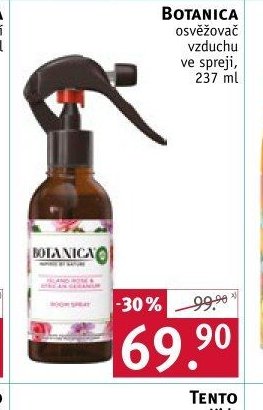 Botanica osvěžovač vzduchu