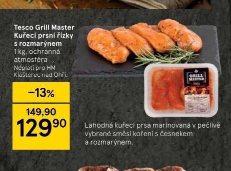 Tesco Grill Master Kuřecí prsní řízky s rozmarýnem