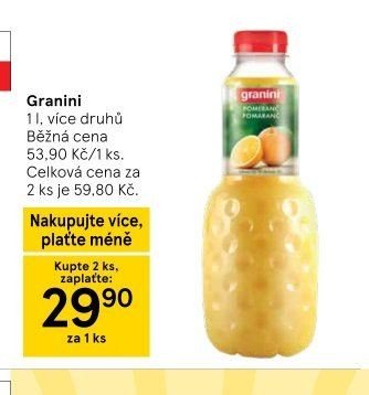 Granini 1 l, více druhů